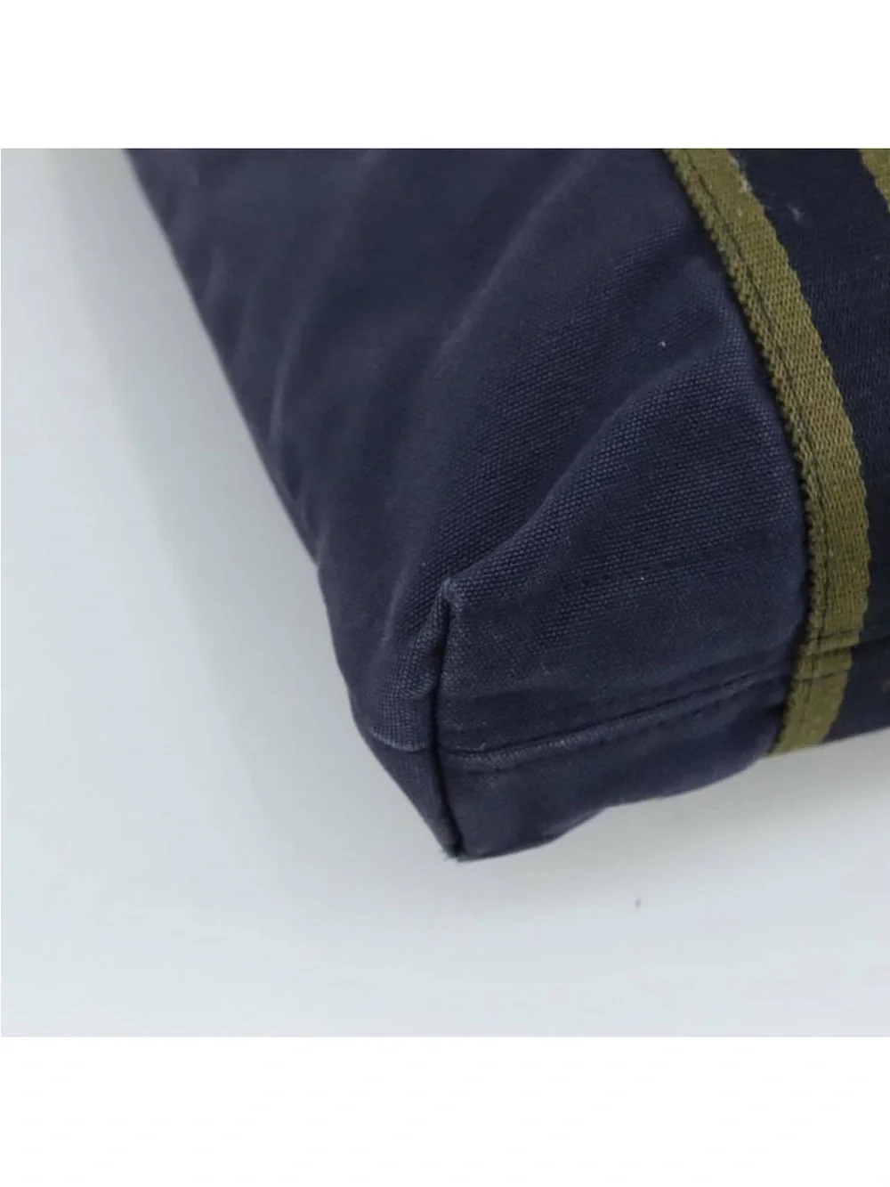 HERMES Fourre Tout cabas Tote Bag Canvas Navy